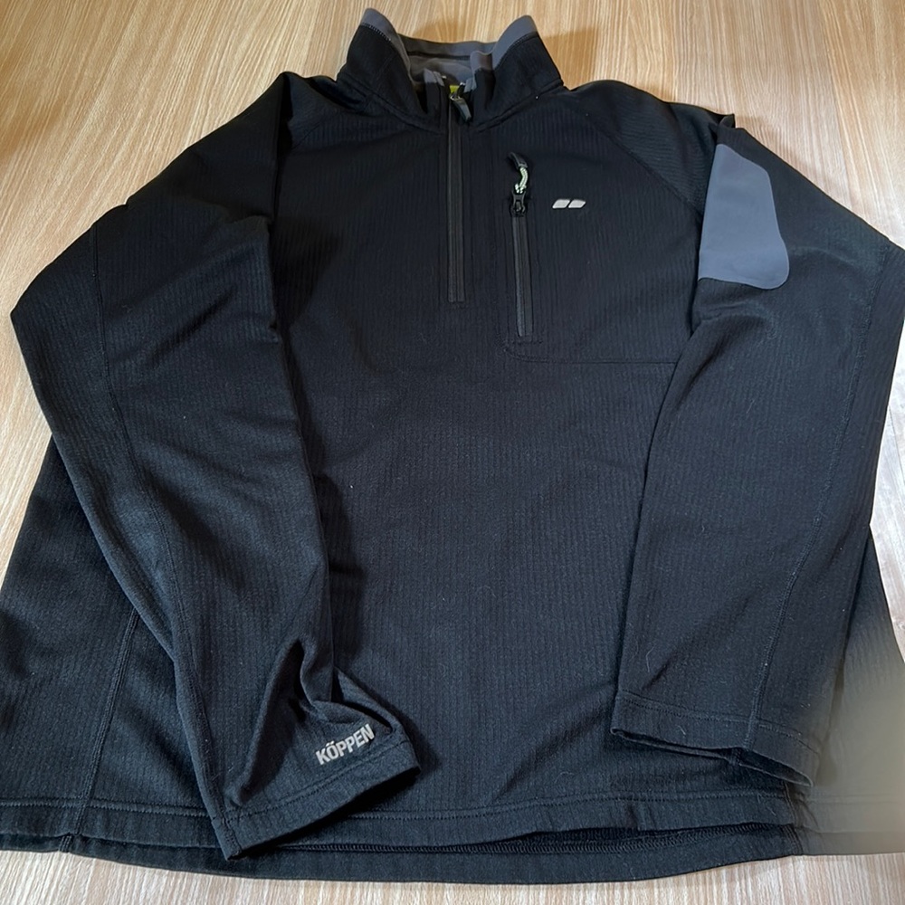 Koppen 1/4 Quarter Zip Polyester Jacket Pull-On, … - image 1